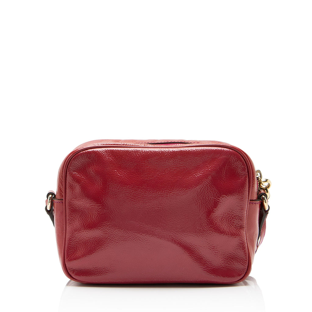Gucci Patent Leather Soho Disco Bag - Pink
