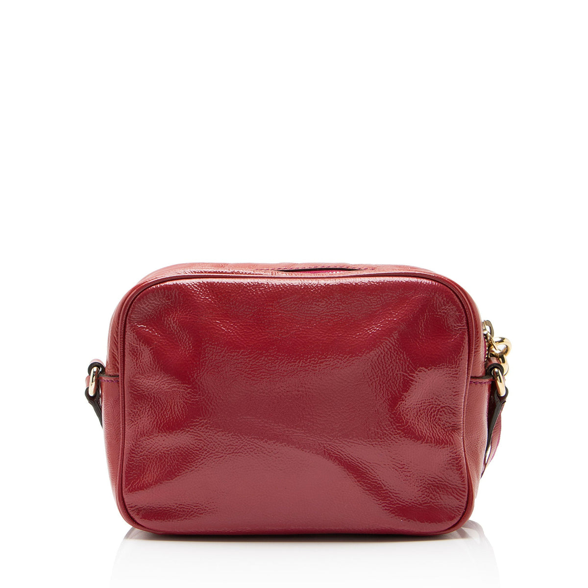 Gucci Patent Leather Soho Disco Bag - Pink