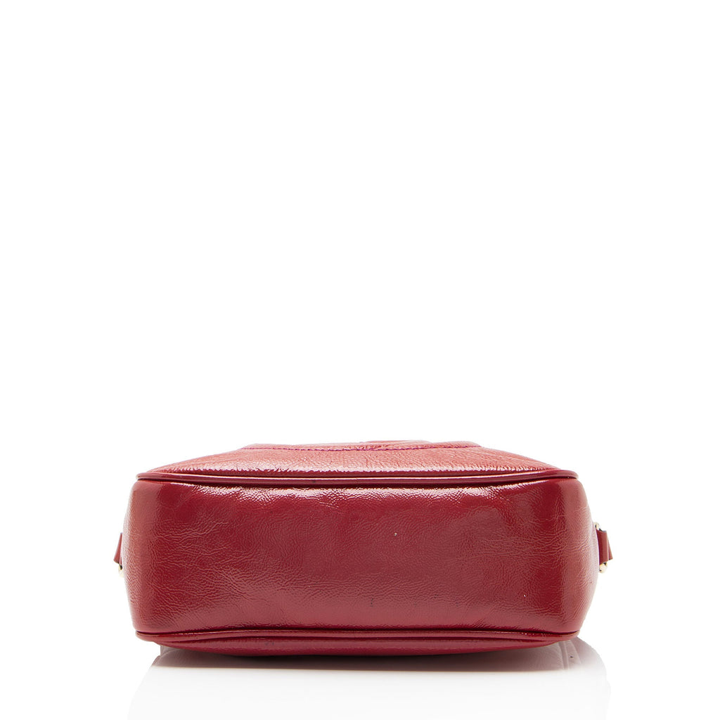 Gucci Patent Leather Soho Disco Bag - Pink