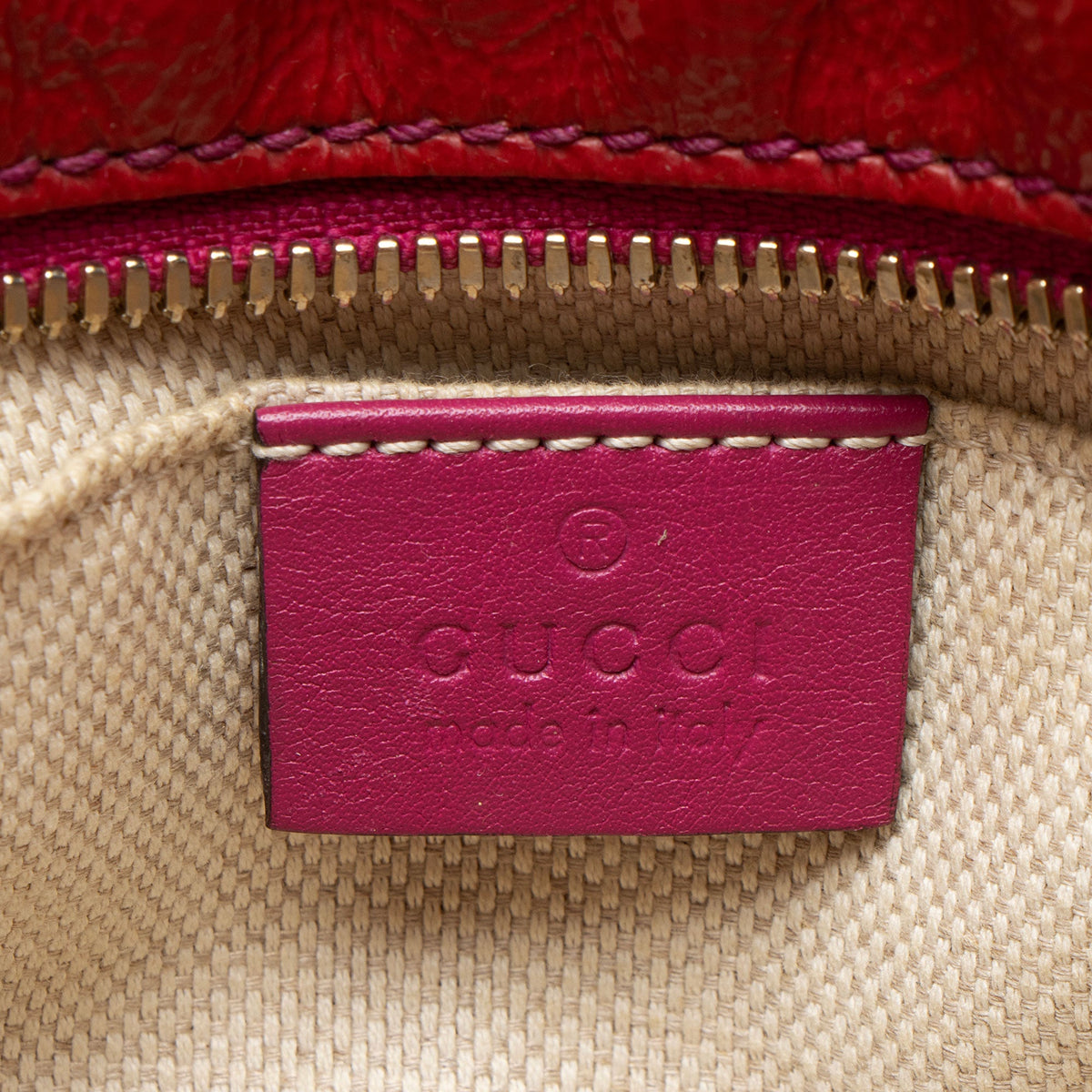 Gucci Patent Leather Soho Disco Bag - Pink