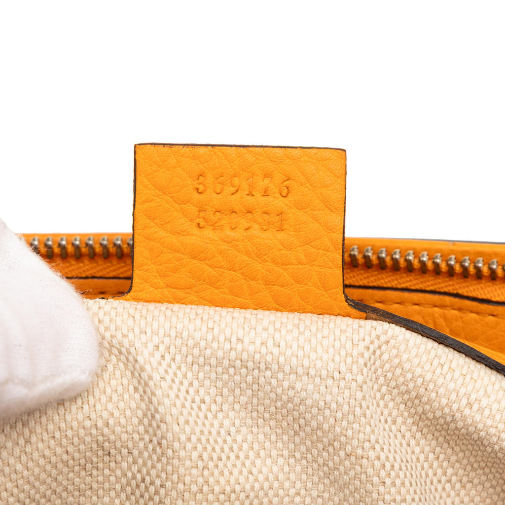 Gucci Small Calfskin Soho Cellarius Satchel - Yellow