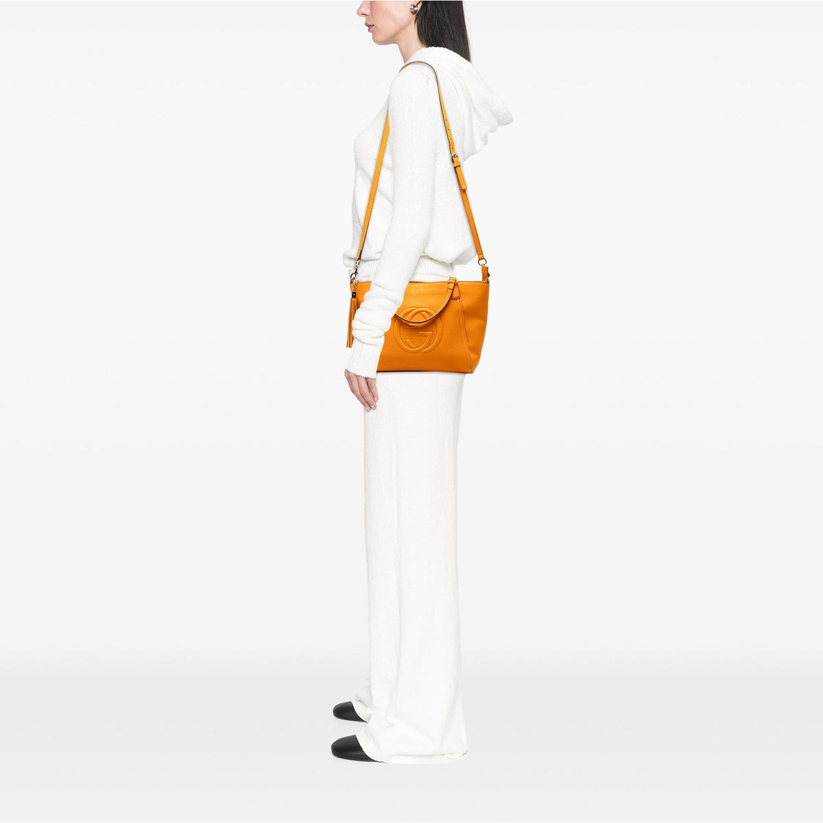 Gucci Small Calfskin Soho Cellarius Satchel - Yellow