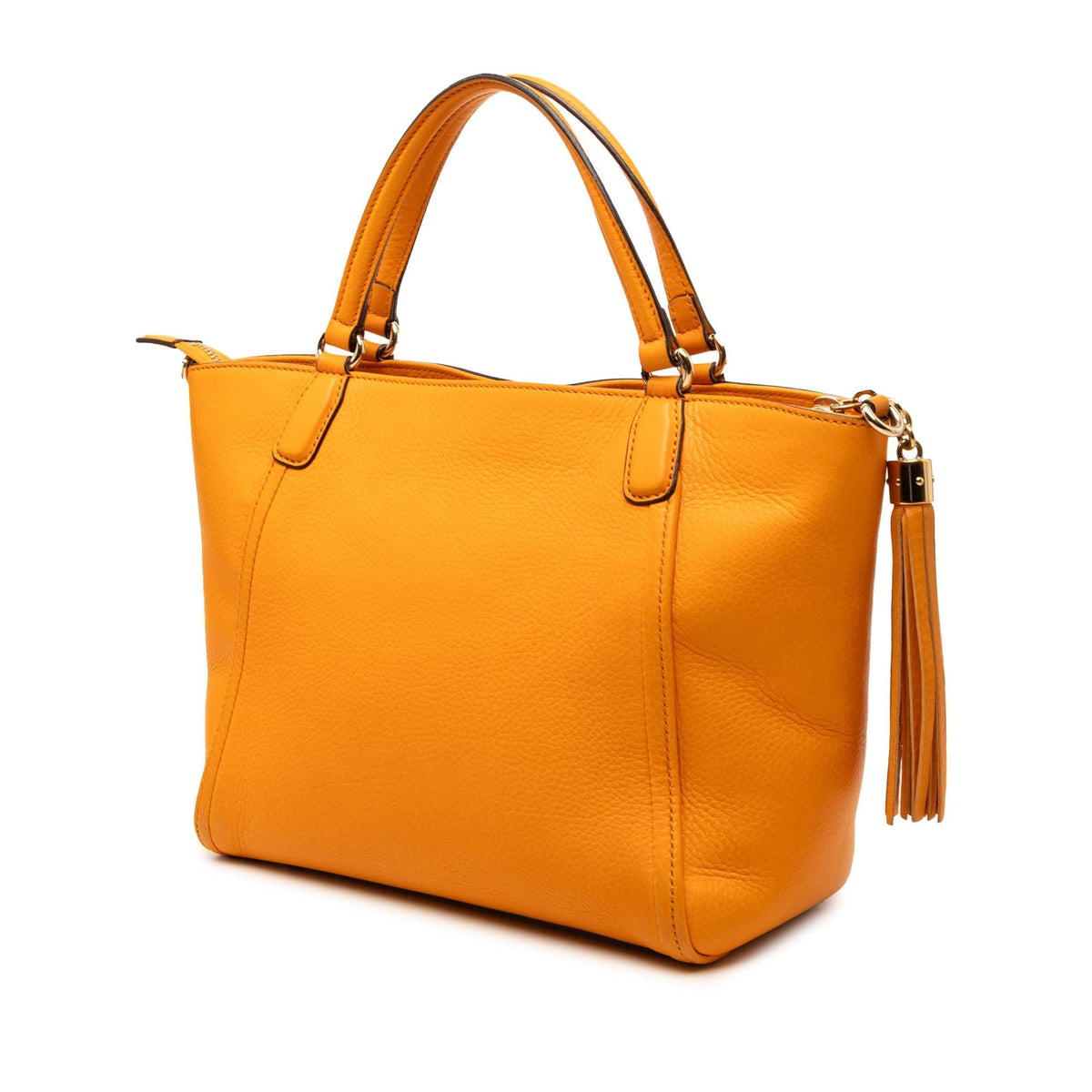 Gucci Small Calfskin Soho Cellarius Satchel - Yellow