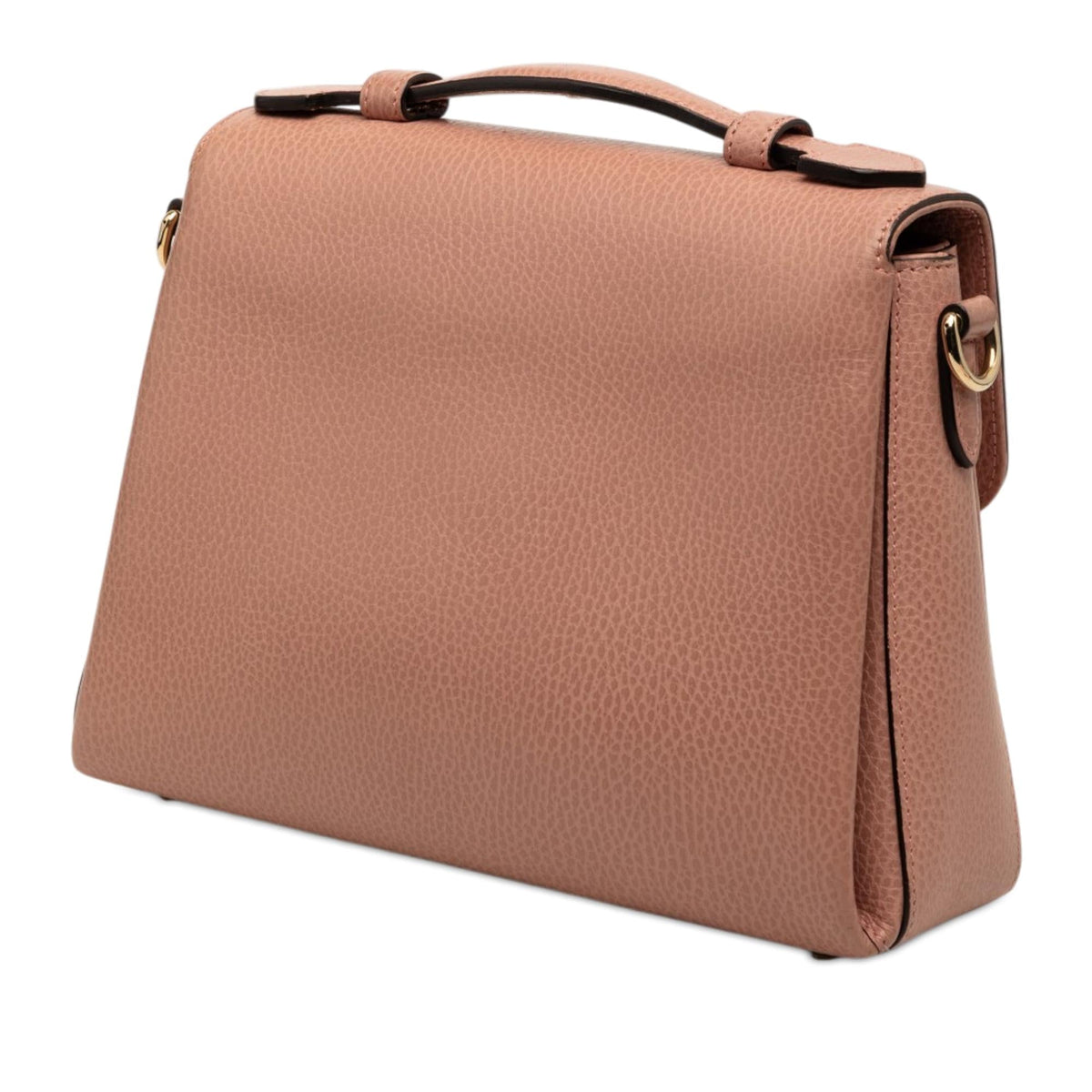 Gucci Small Dollar Calf Interlocking G Satchel - Pink