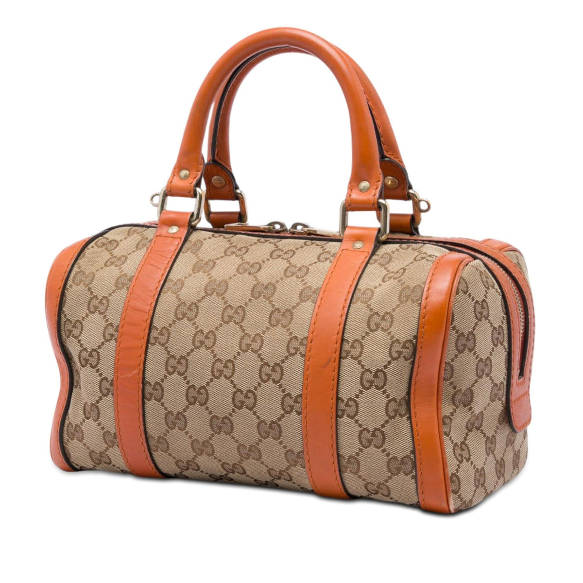 Gucci Small GG Canvas Joy Boston Bag - Beige