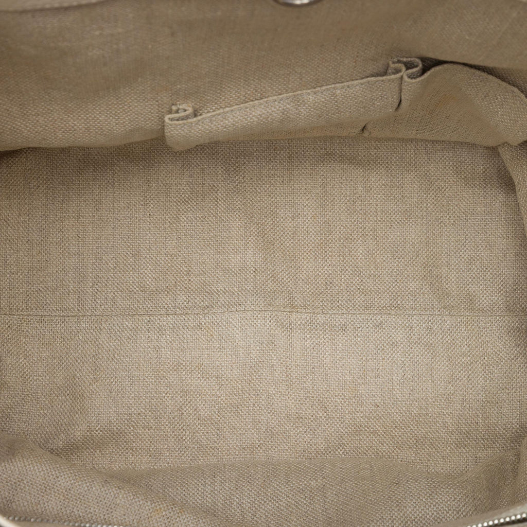 Gucci Small GG Canvas Web Libeccio Sunset Tote Bag - Beige