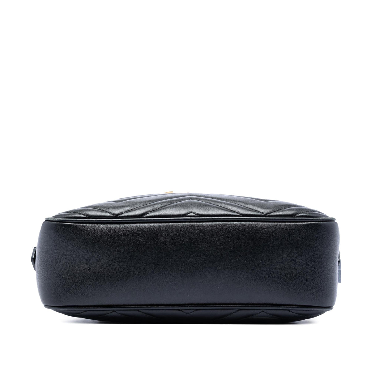 Gucci Small GG Marmont Matelasse Calfskin Crossbody Bag - Black