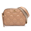 Gucci Small GG Matelasse Calfskin Crossbody Bag - Beige