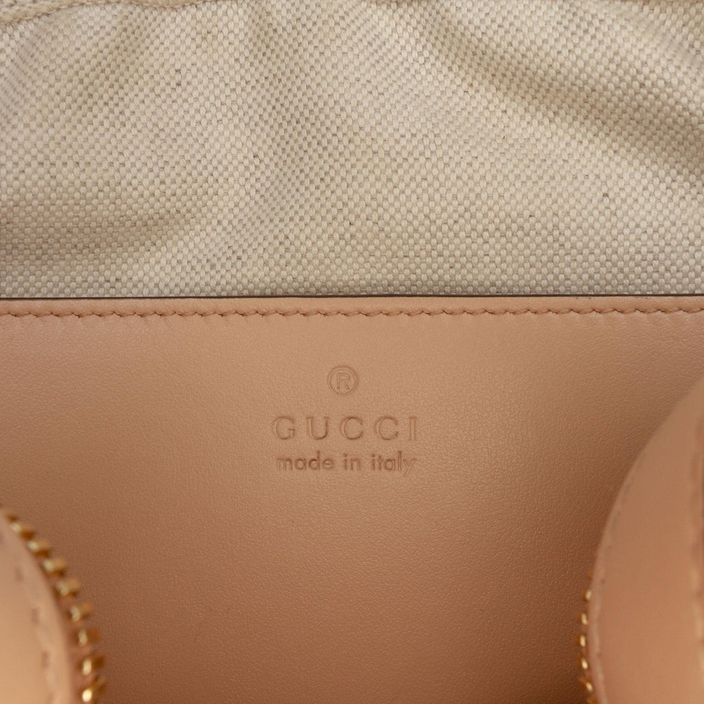 Gucci Small GG Matelasse Calfskin Crossbody Bag - Beige