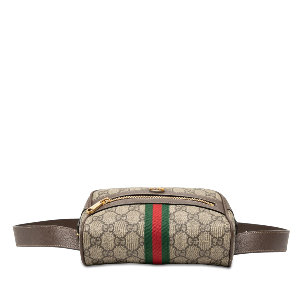 Gucci Small GG Supreme Web Ophidia Belt Bag - Beige
