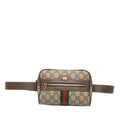 Gucci Small GG Supreme Web Ophidia Belt Bag - Beige