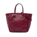 Gucci Small Guccissima Bree Satchel - Red
