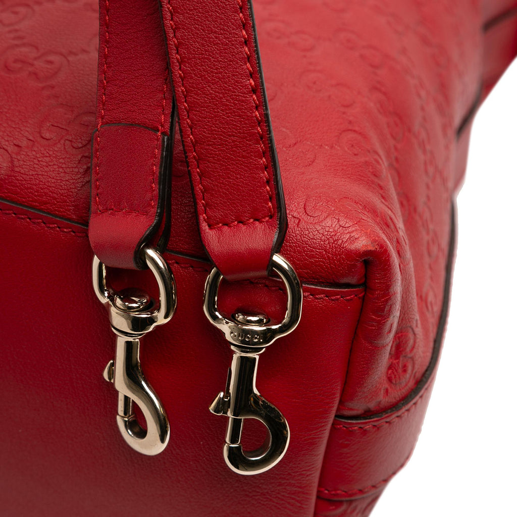 Gucci Small Guccissima Miss GG Hobo - Red