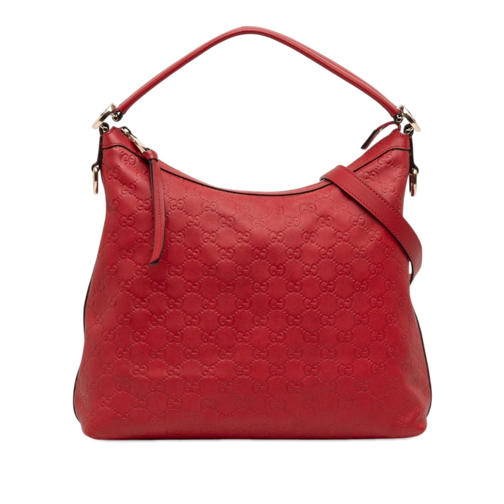 Gucci Small Guccissima Miss GG Hobo - Red