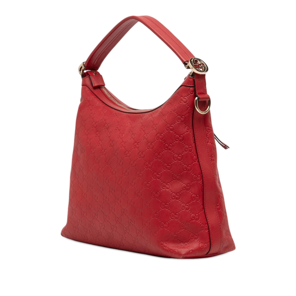 Gucci Small Guccissima Miss GG Hobo - Red