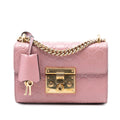 Gucci Small Guccissima Padlock Crossbody Bag - Pink