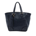 Gucci Small Microguccissima Bree Satchel - Blue