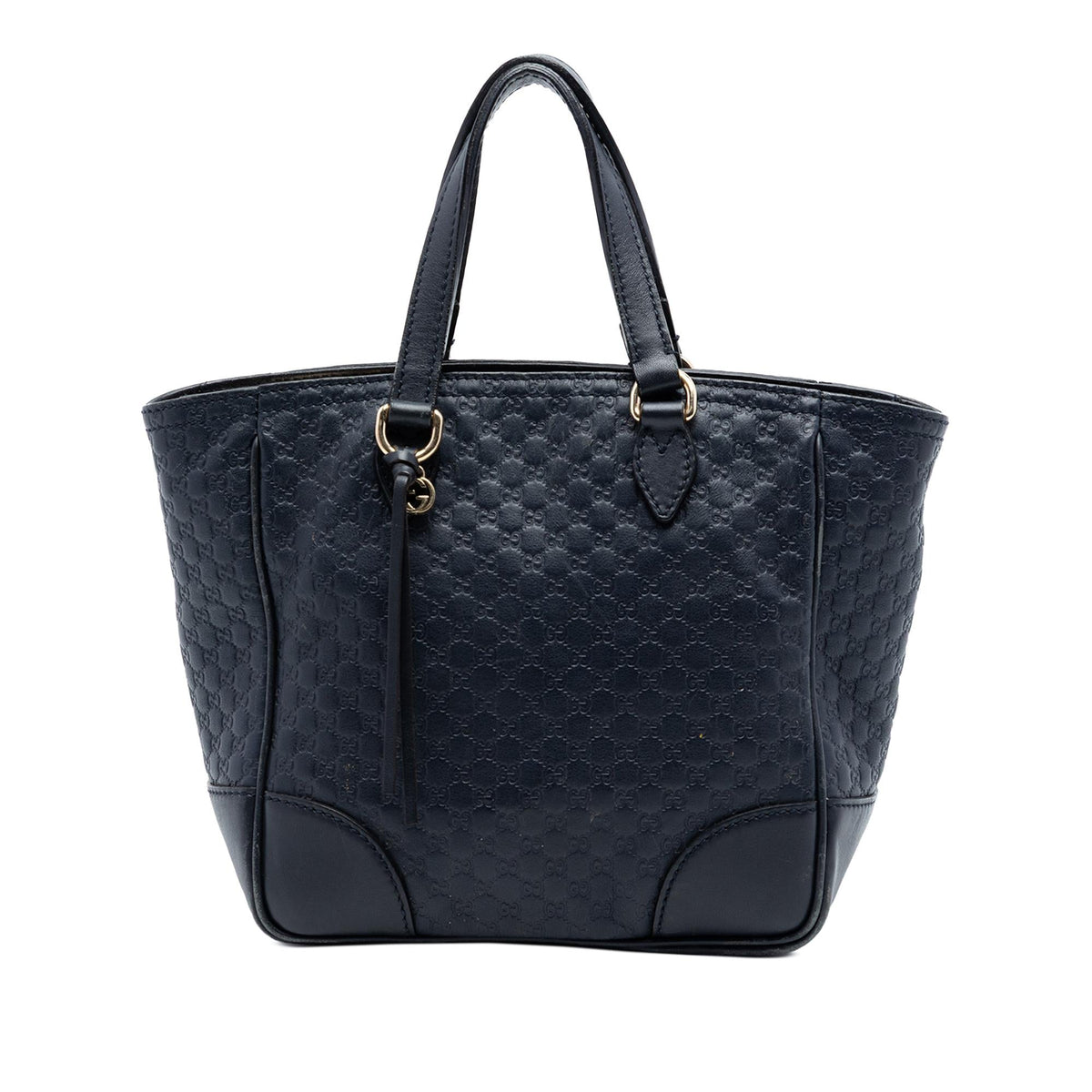 Gucci Small Microguccissima Bree Satchel - Blue