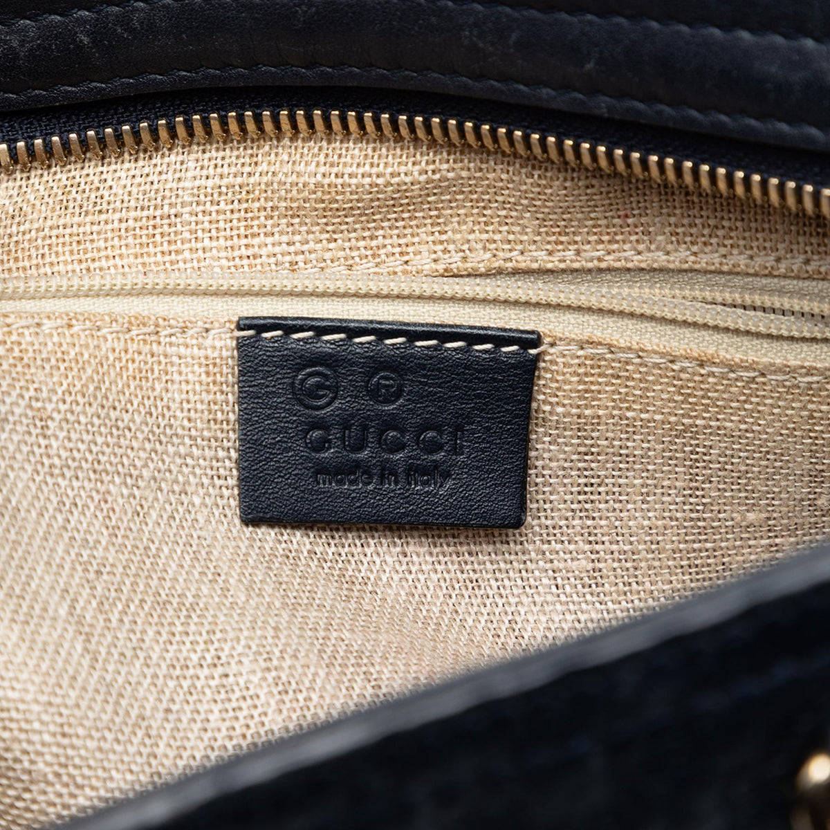 Gucci Small Microguccissima Bree Satchel - Blue