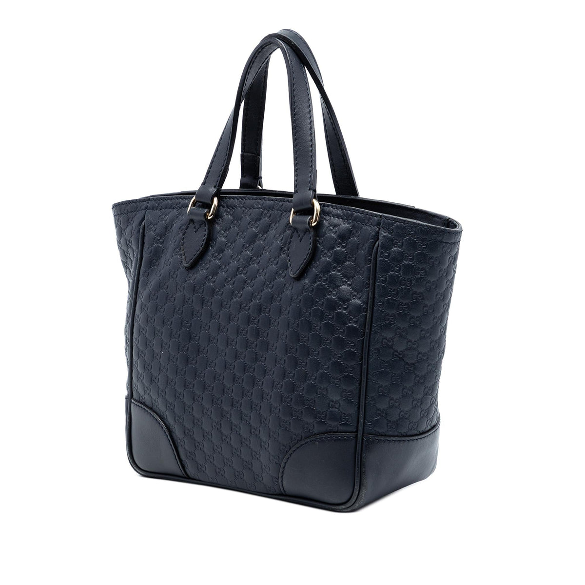 Gucci Small Microguccissima Bree Satchel - Blue