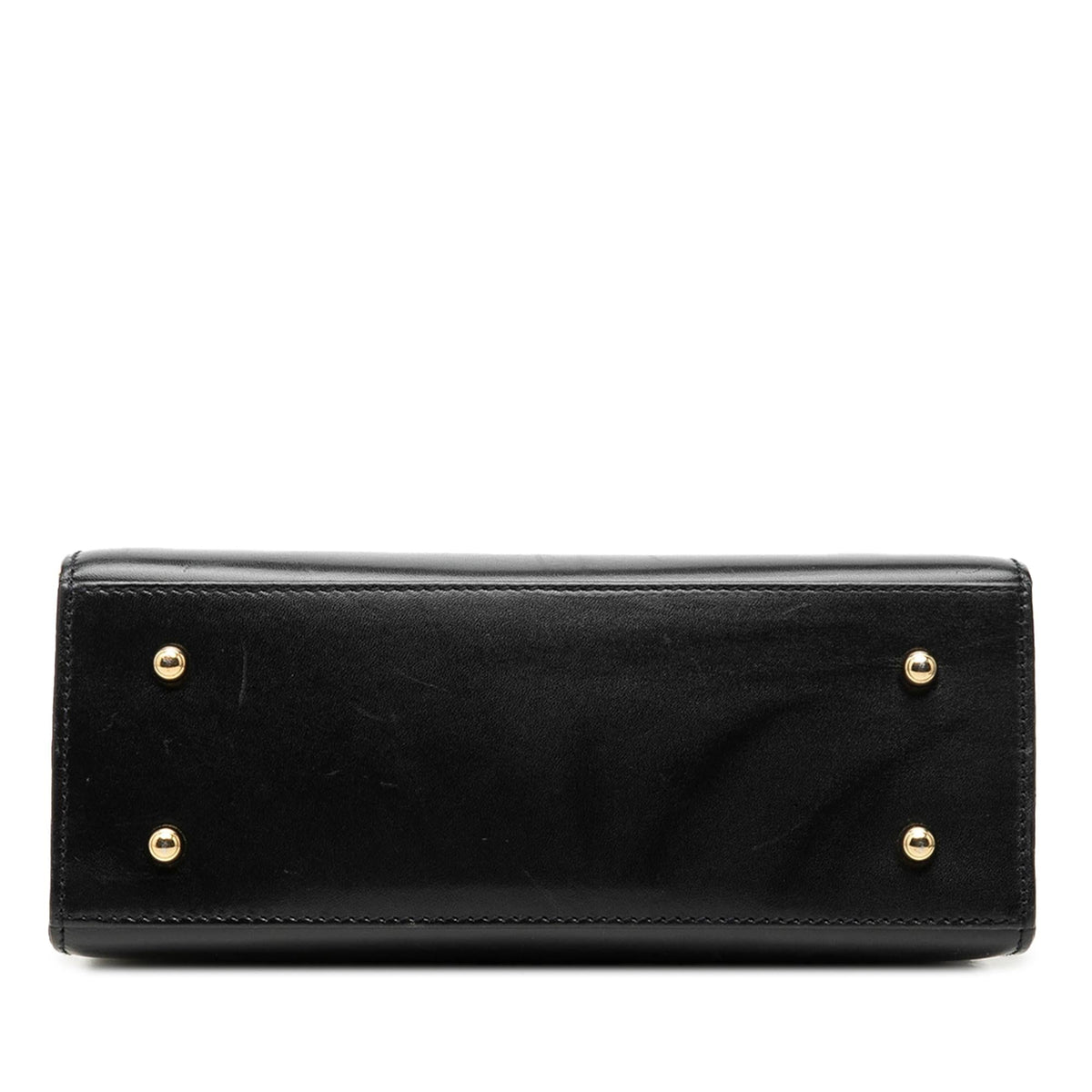 Gucci Smooth Calfskin Lady Lock Satchel - Black