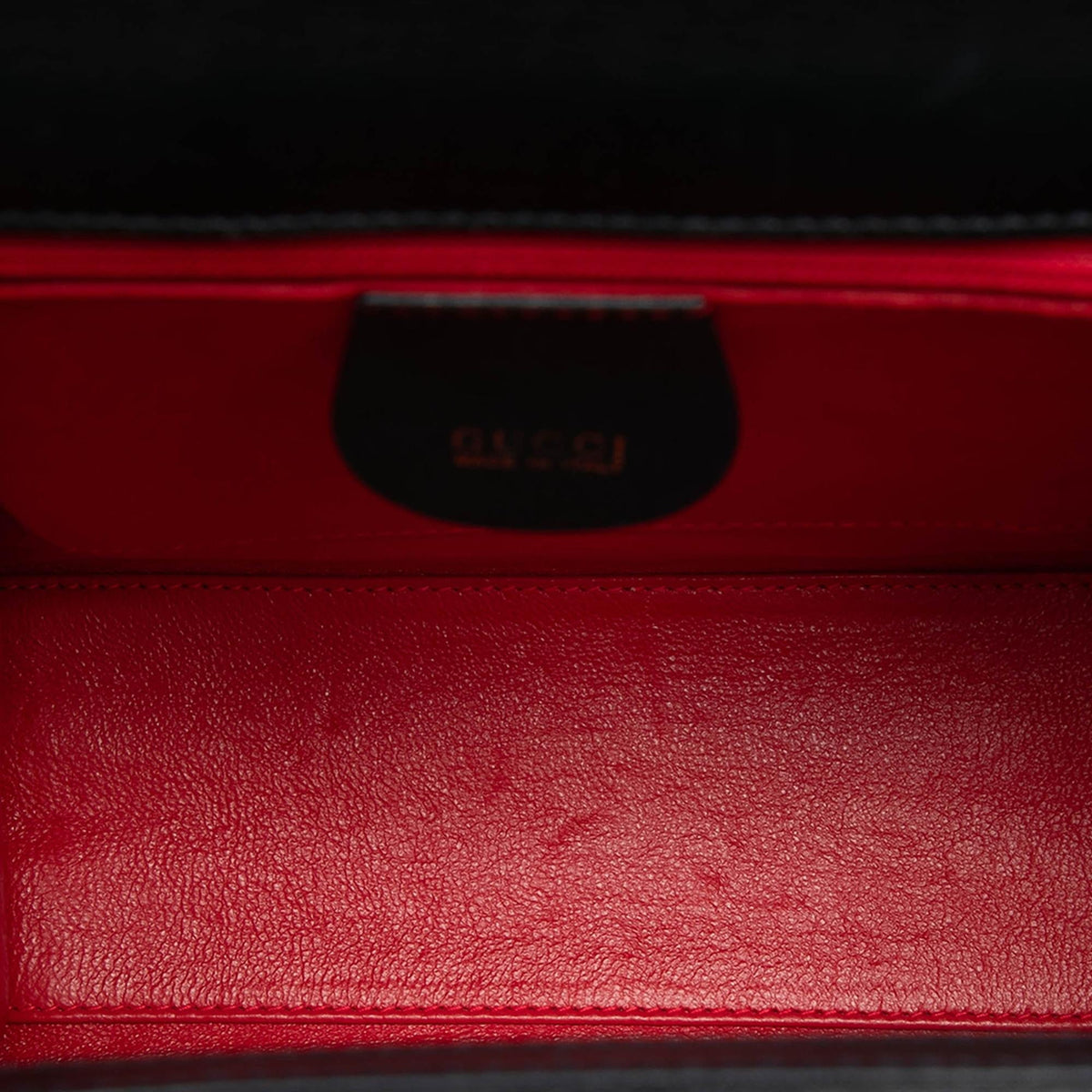 Gucci Smooth Calfskin Lady Lock Satchel - Black