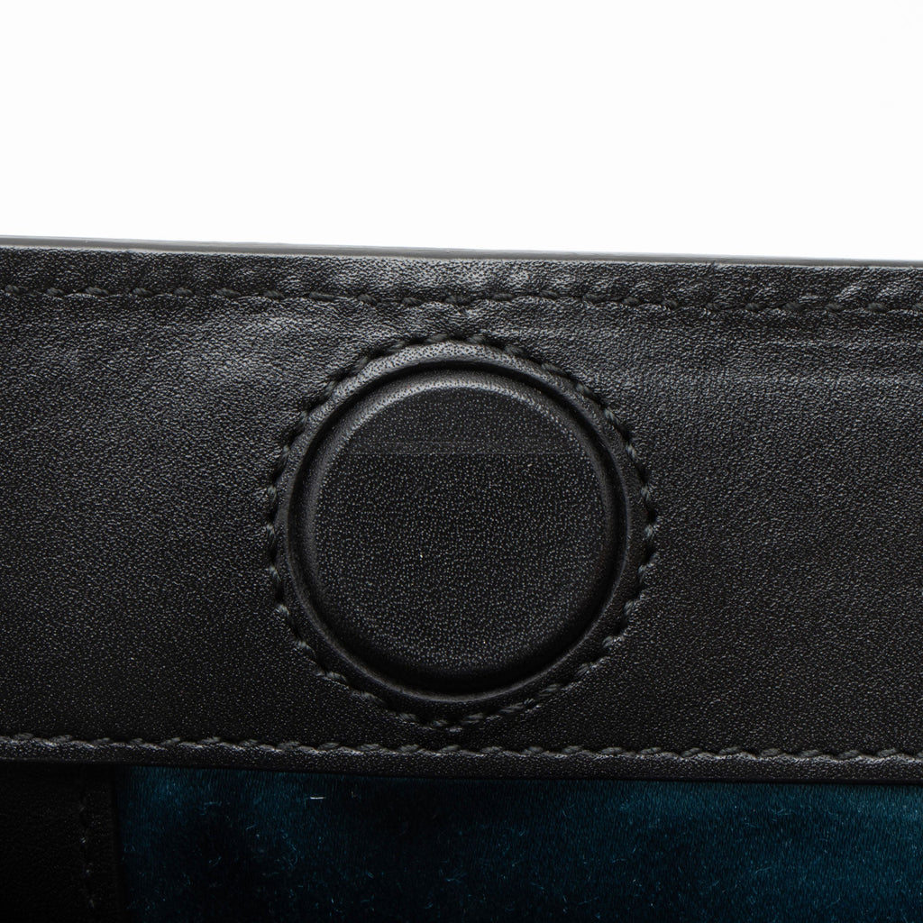 Gucci Suede Ophidia Medium Chain Shoulder Bag - Black/Brown
