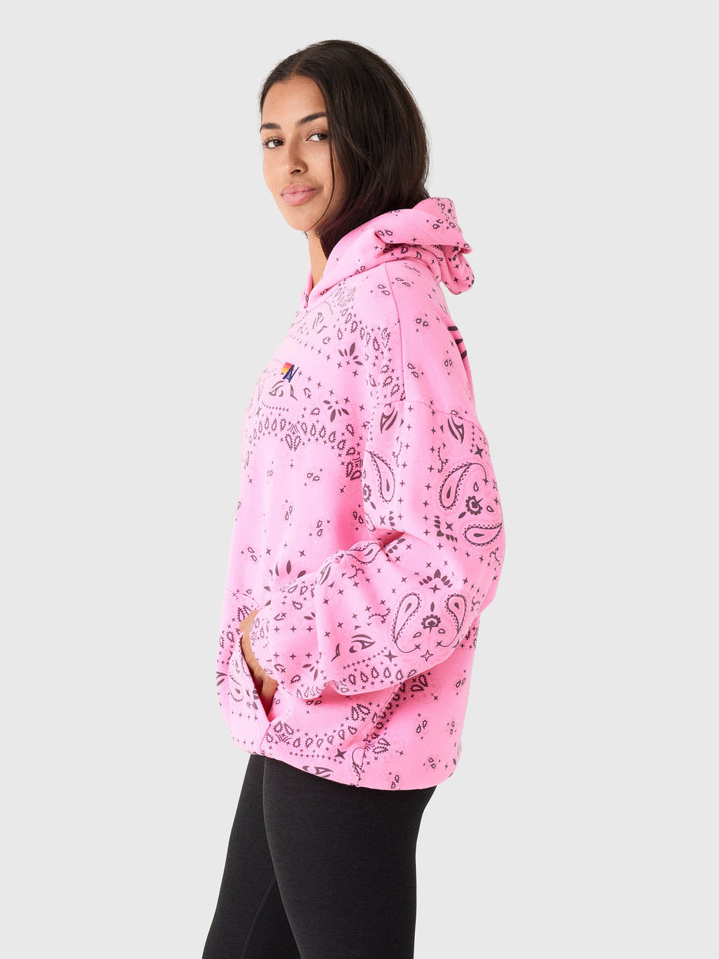 Aviator Nation Women's Bandana Relaxed Pullover Hoodie