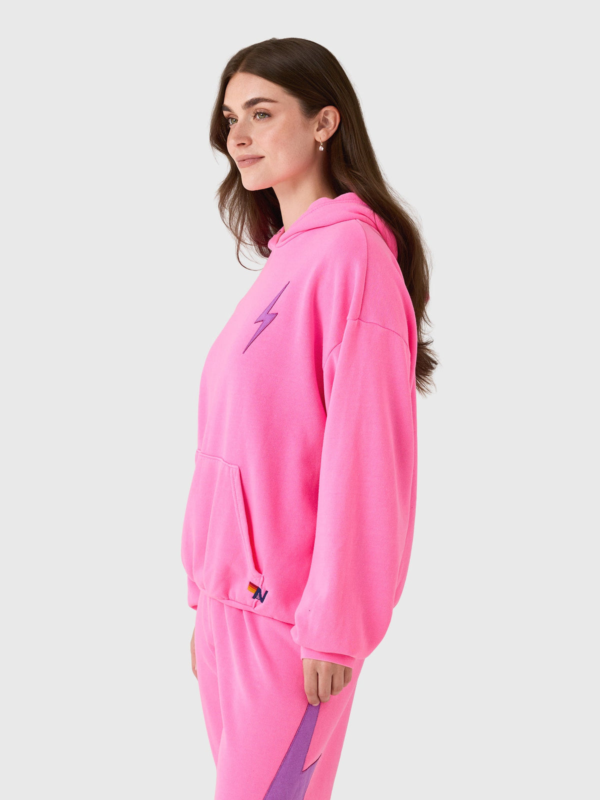 Aviator Nation Women's Bolt Stitch Relaxed Pullover Hoodie