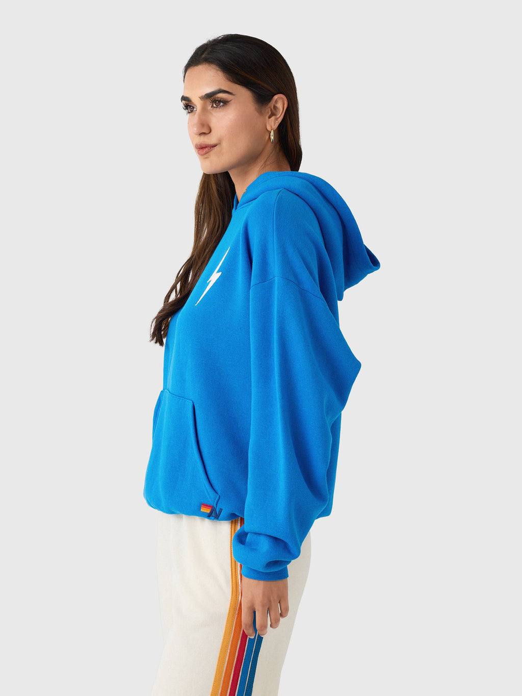 Aviator Nation Women's Bolt Stitch Relaxed Pullover Hoodie