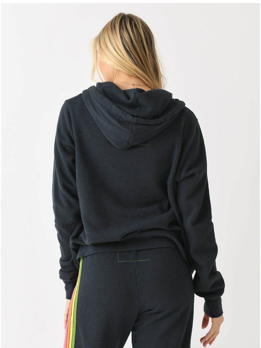 Aviator Nation Women's 5 Stripe Zip Hoodie