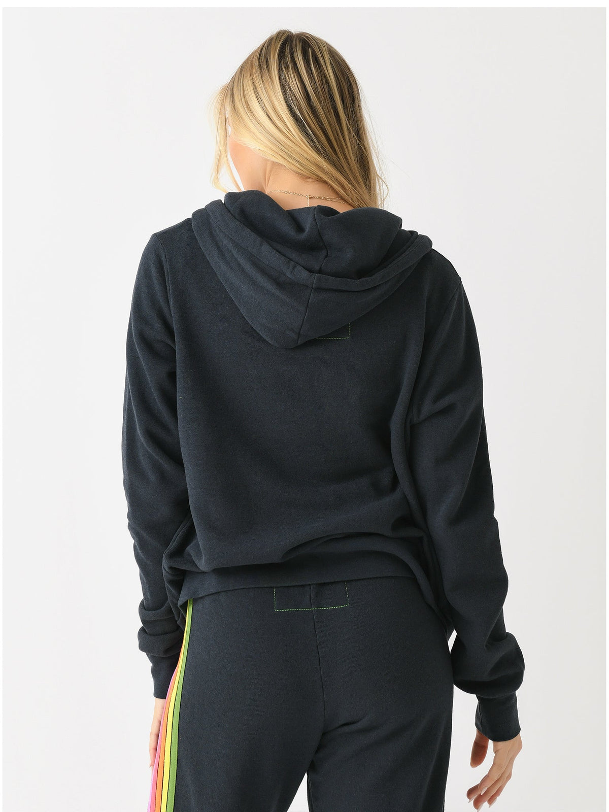 Aviator Nation Women's 5 Stripe Zip Hoodie