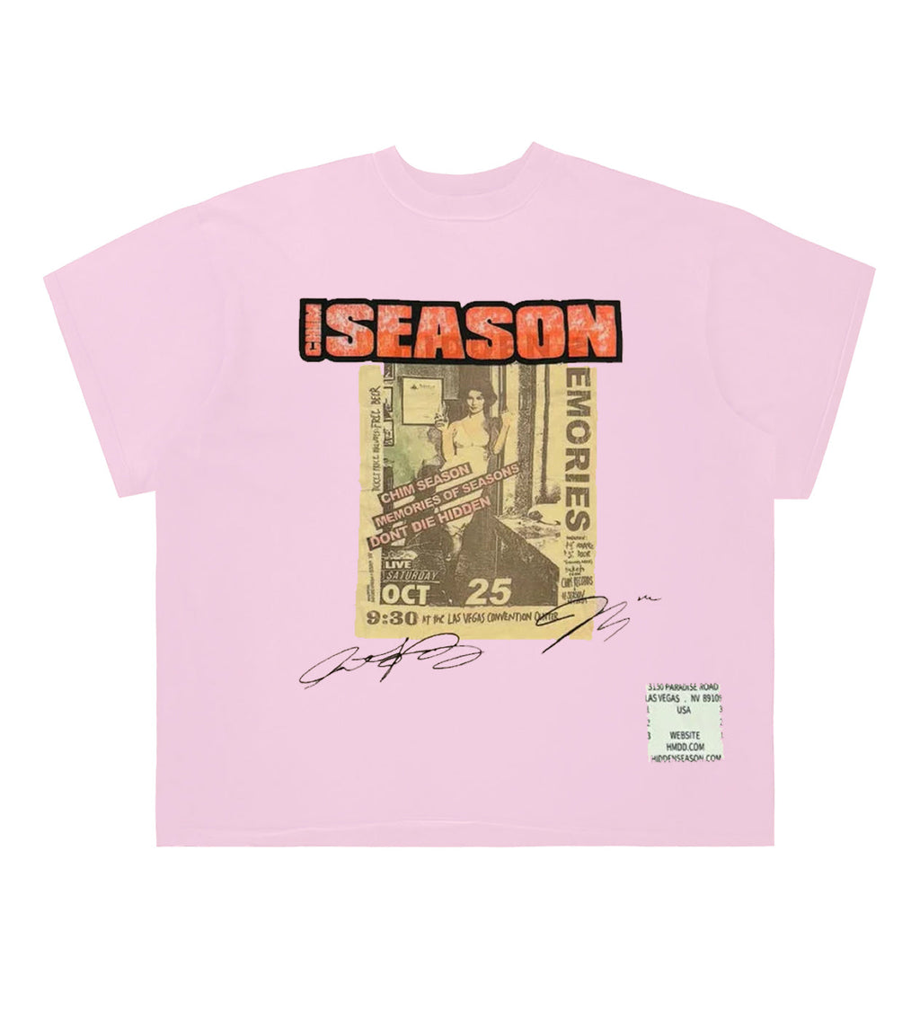HMDD Hidden Season Tee Pink