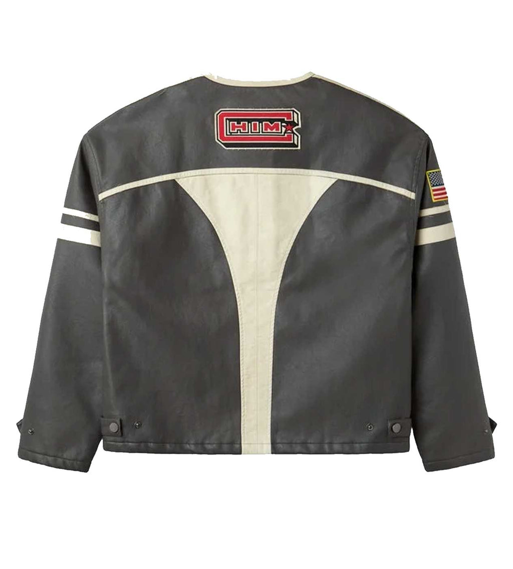 HMDD Leather Moteaux Jacket Black
