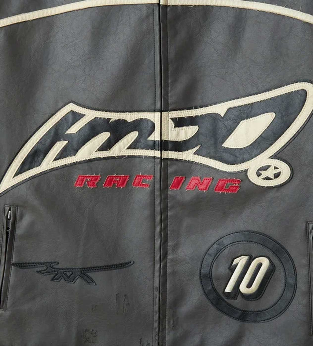 HMDD Leather Moteaux Jacket Black