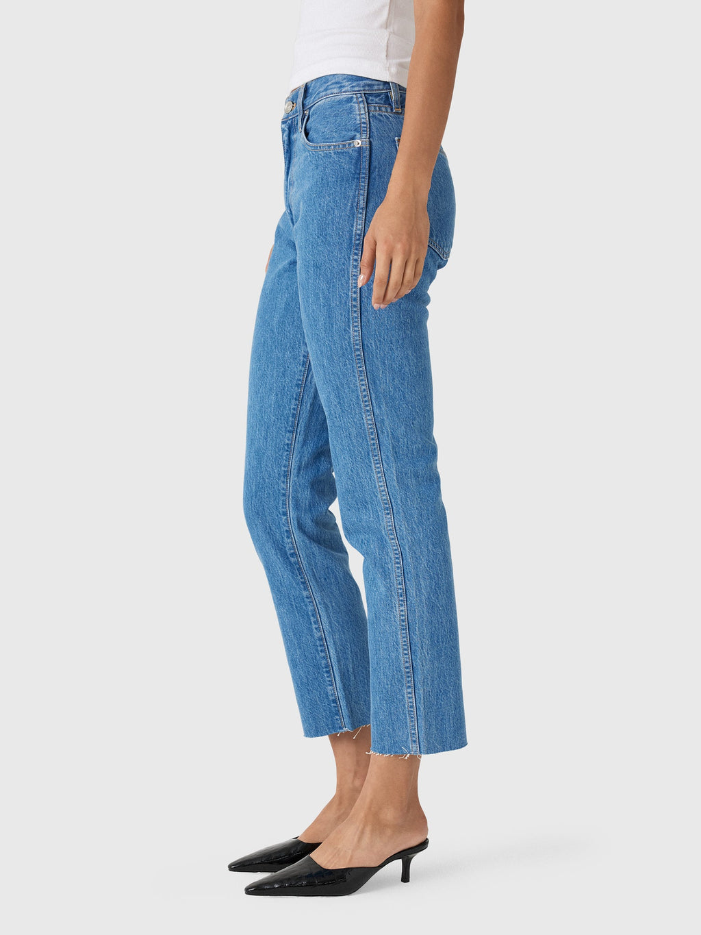 SLVRLAKE Women's Hero Straight Crop Jean