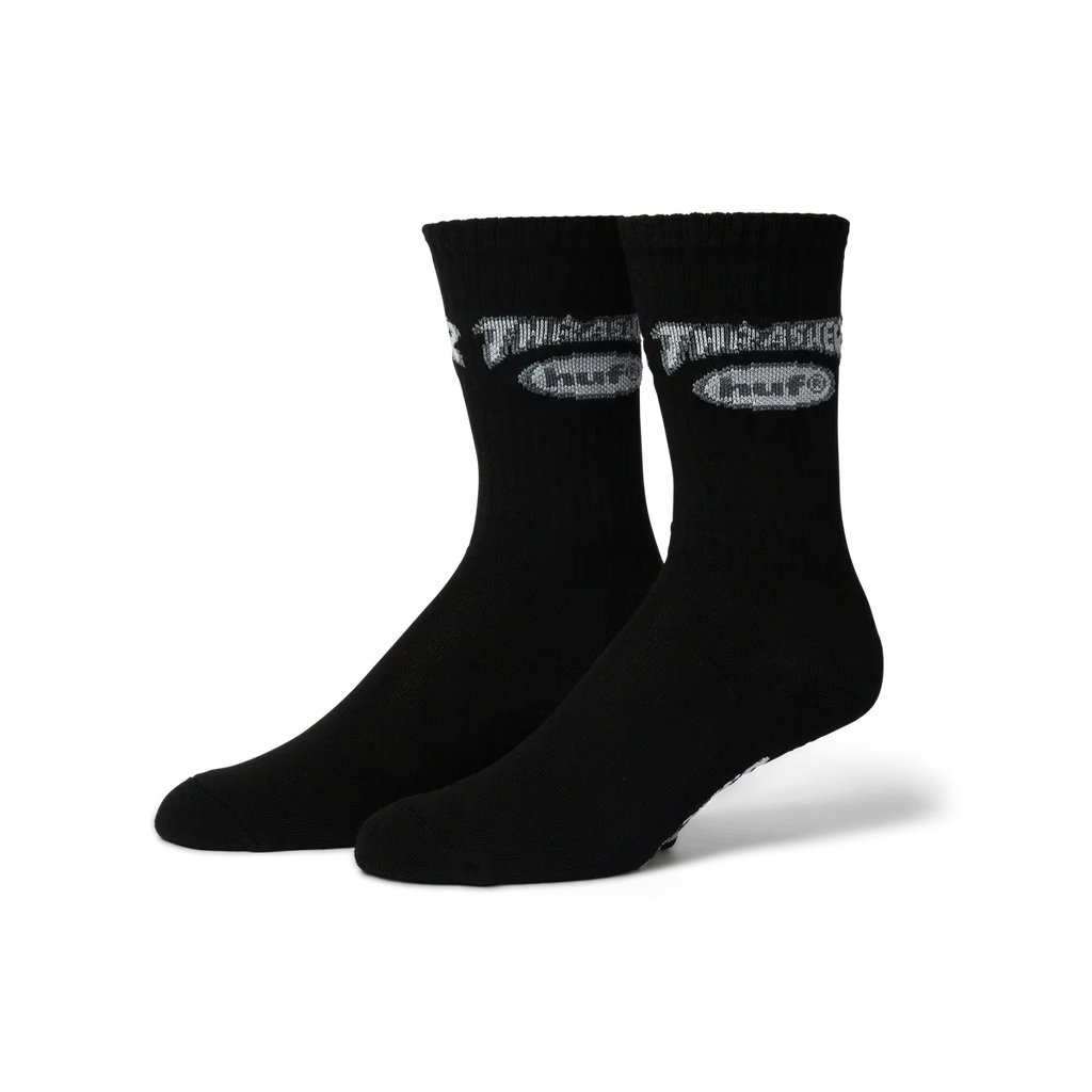 HUF x Thrasher Logo Sock (Black)