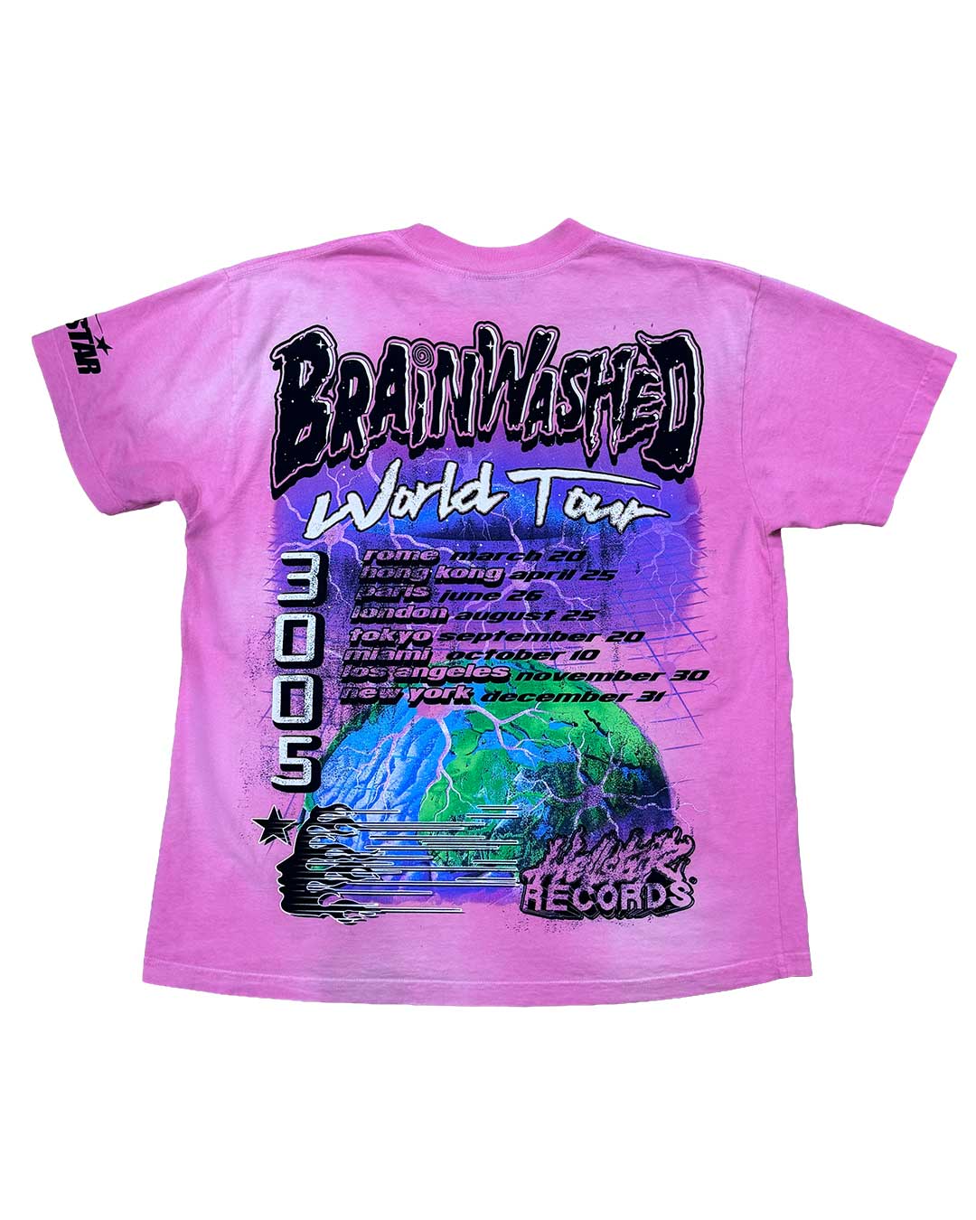 Hellstar Brainwashed World Tour Tee Pink