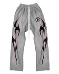 Hellstar Flame Sweatpants Grey