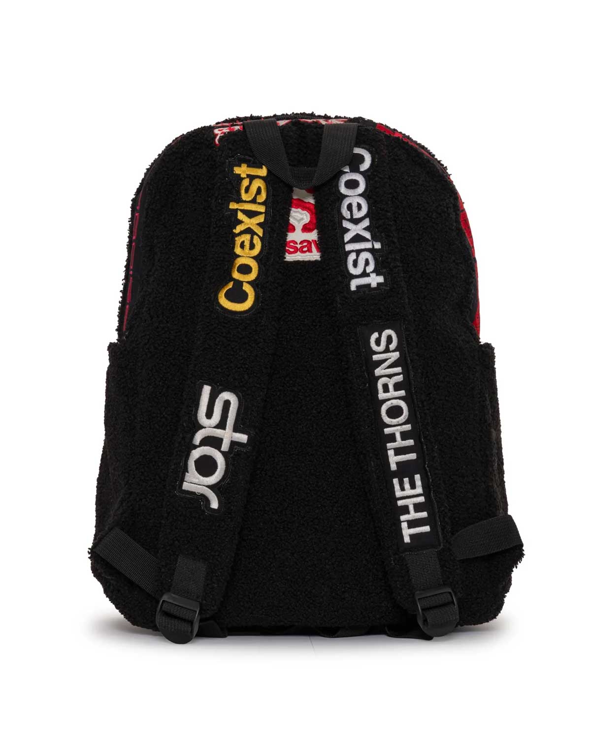 Hellstar Sherpa Patchwork Backpack Black