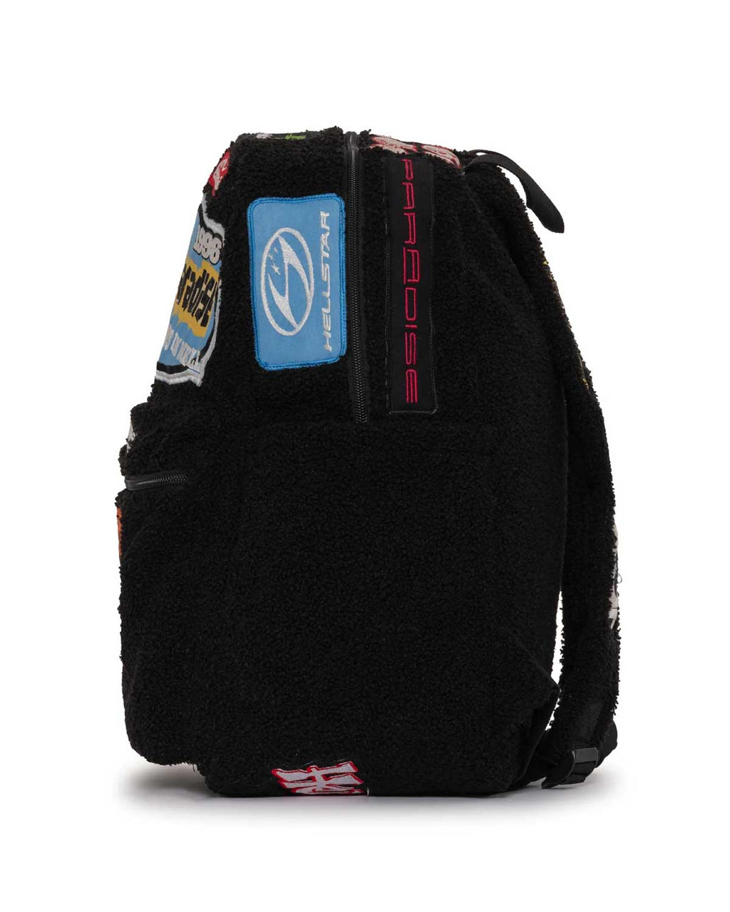 Hellstar Sherpa Patchwork Backpack Black
