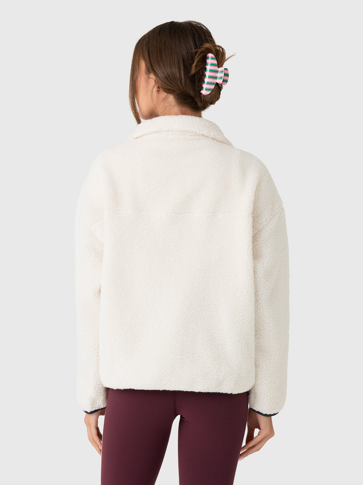Splits59 Women's Reese Sherpa Half-Zip Pullover