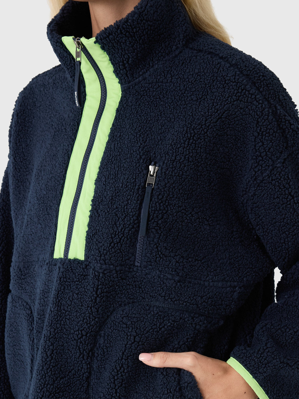 Splits59 Women's Reese Sherpa Half-Zip Pullover
