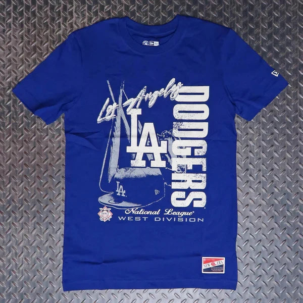 NEW ERA M G1 SS 1917 LOS DODGERS TEE NAVY
