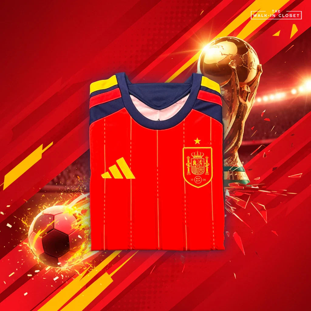 ADIDAS RFEF SPAIN HOME JERSEY VIVID RED