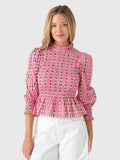Pink City Prints Women's Isabel Top
