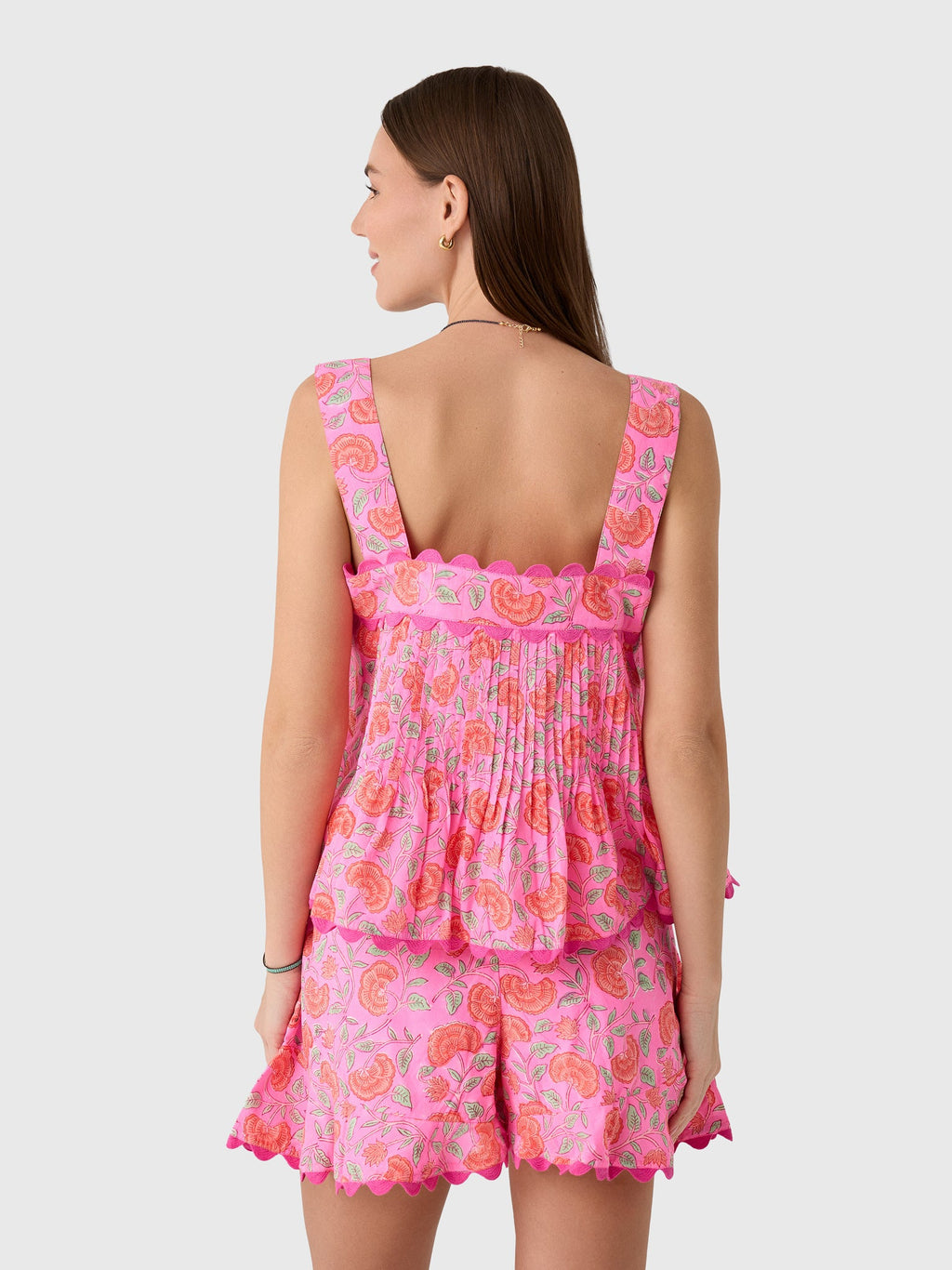 Juliet Dunn Women's Floral Print Top