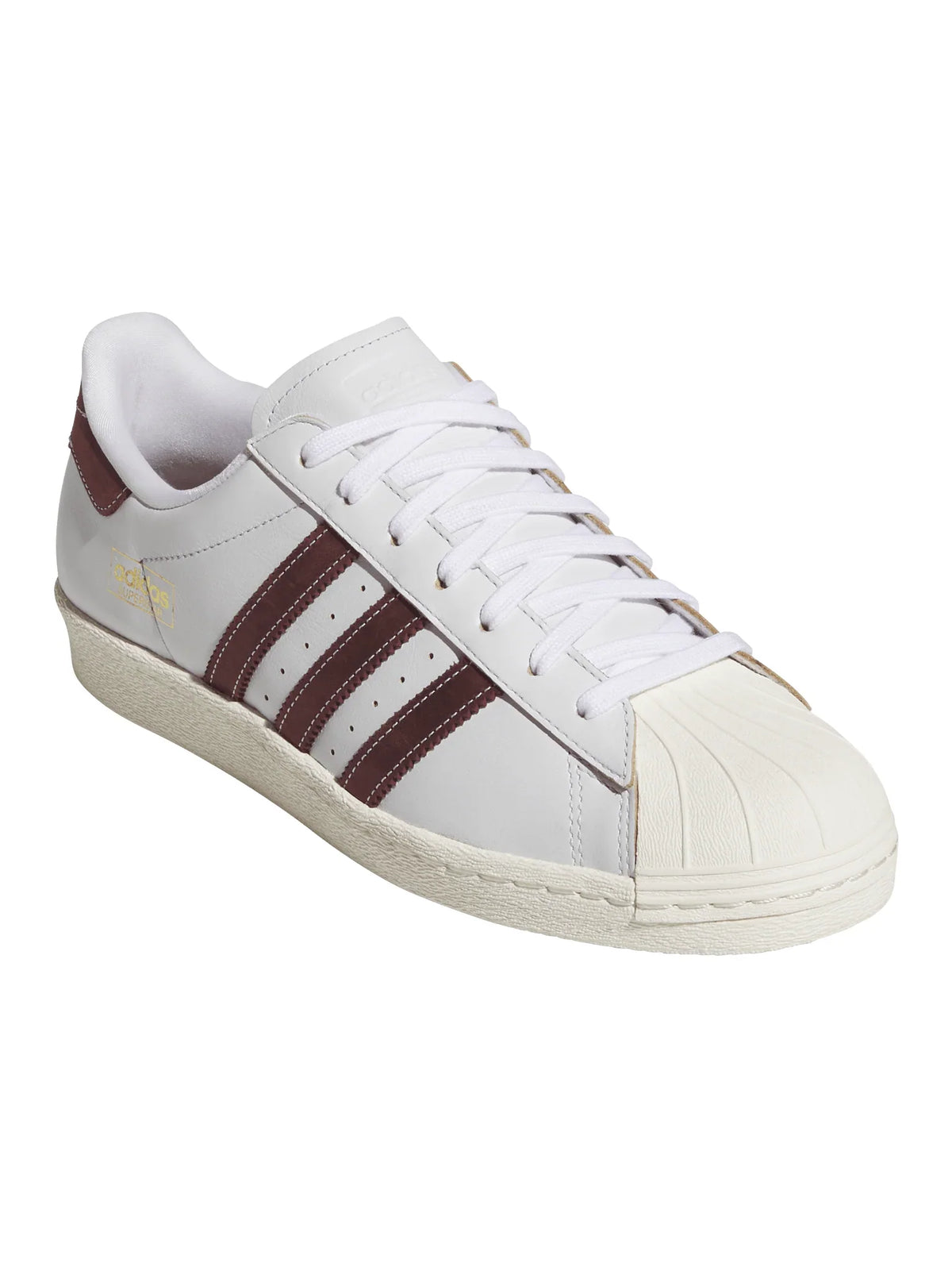 Adidas Superstar ADV 80 Crystal White/ Vintage Red/ Off White