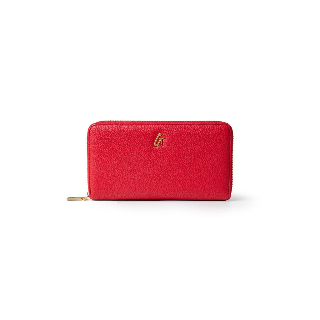 STANDARD PEBBLE WALLET - RED