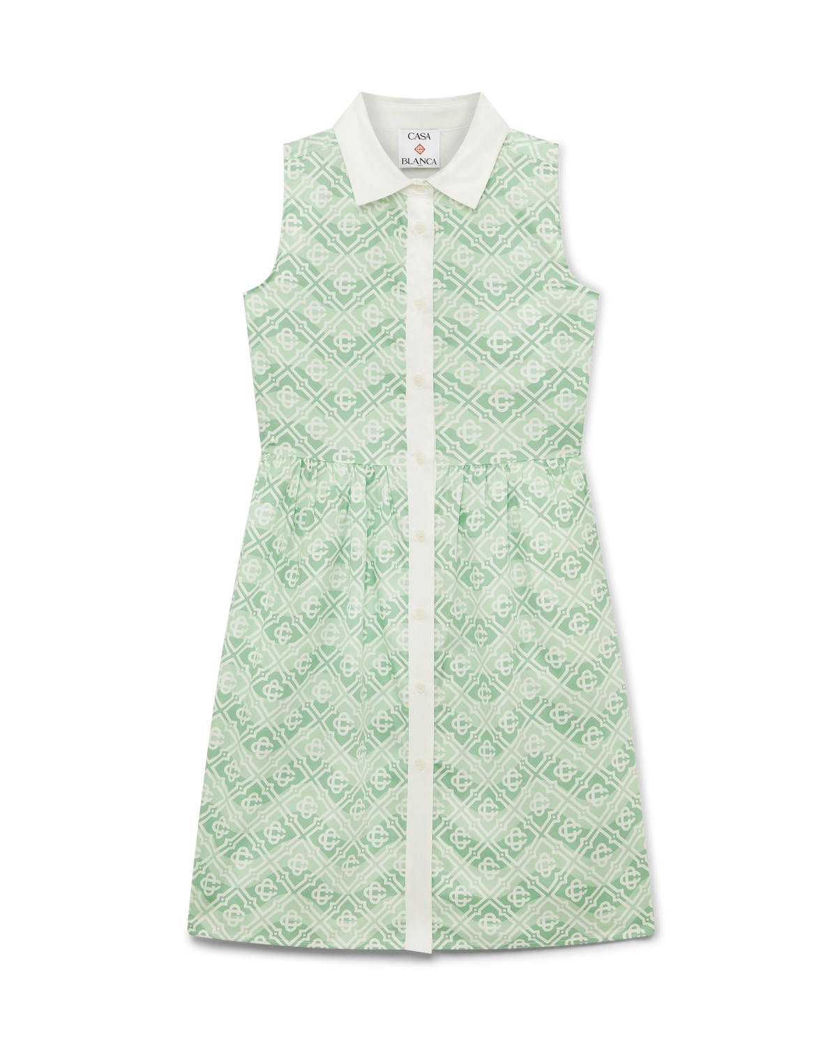 CASABLANCA Wavy Monogram Dress Kid's Apparel